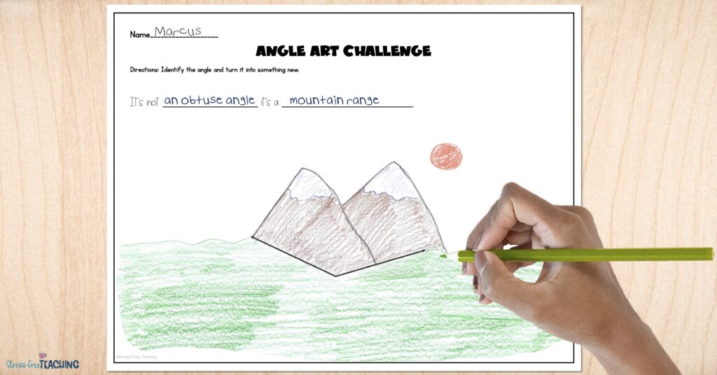 Using only a ruler, draw an acute angle, a right angle and an obtuse angle  in your notebook and name them.