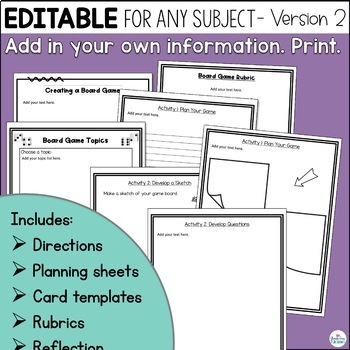 Create a Board Game Project | Board Games Templates - Image 3