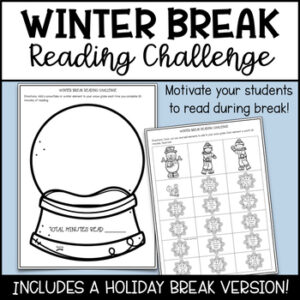 Winter Break Reading Challenge Updated