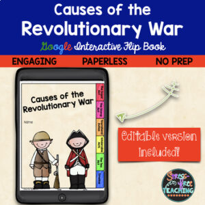 Revolutionary War Digital Interactive Flip Book