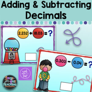 Adding and Subtracting Decimal Practice - Boom Cards