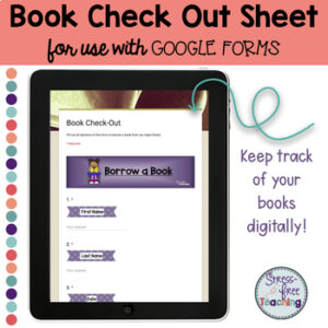 Book Check-Out Form for use with Google Forms