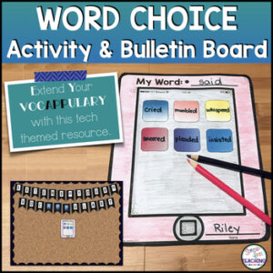 Vocabulary | Word Choice | Activity | Smartphone Theme