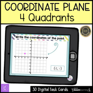 Coordinate Plane | 4 Quadrants | Boom Cards