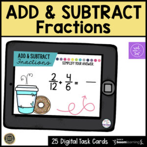 Adding and Subtracting Fractions | Boom Cards