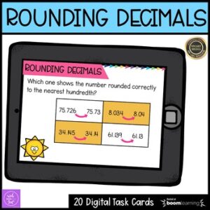 Rounding Decimals Boom Cards