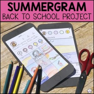 Back to School Activity - Summer Writing