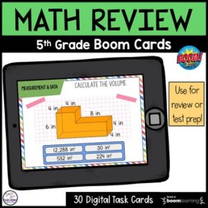 5th Grade Math Review | Boom Cards