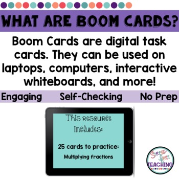 Multiplying Fractions Digital Task Cards | Boom Cards - Image 2