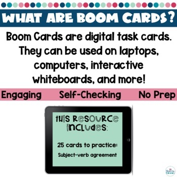 Subject-Verb Agreement | Boom Cards - Image 2
