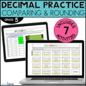 Rounding Decimals - Mazes - Mystery Pictures - Digital
