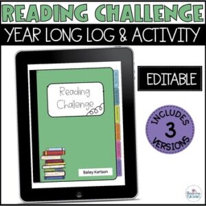 Reading Challenge Log - Digital